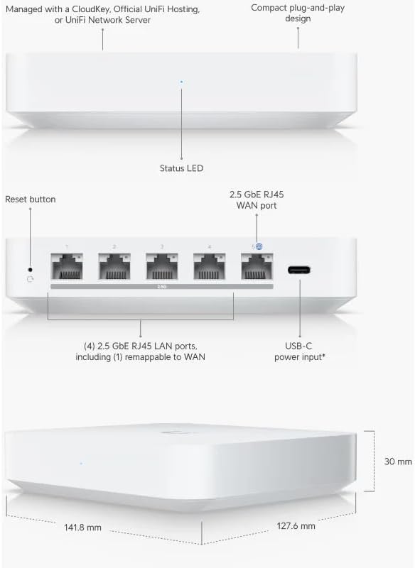 Ubiquiti Networks Gateway Max (UXG-Max) - High-Performance Network Gateway - Image 2