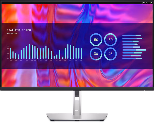 DELL P3223DE 31.5" USB-C Monitor with 2560x1440 QHD, 4GB RAM, 90W Power Delivery