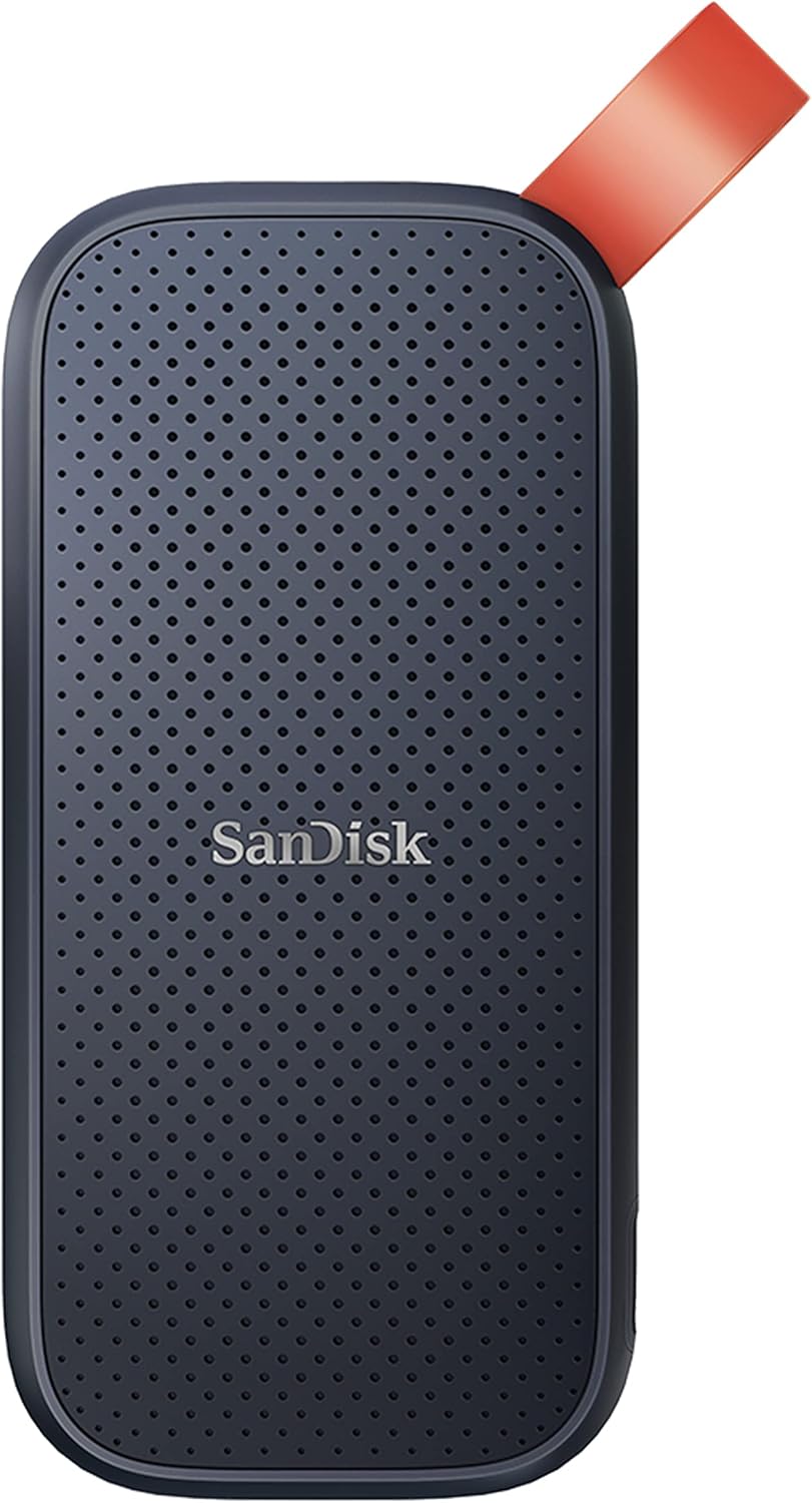 SanDisk Portable SSD SDSSDE30-2T00-G26 - 2TB, USB-C, USB 3.2 Gen 2, Up to 800MB/s