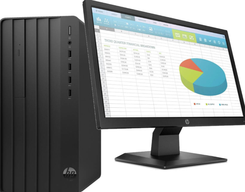 HP Pro Tower 290 G9 (884W8EA#BH5) - Intel Core i3-12100, 4GB RAM, 1TB HDD, FreeDOS