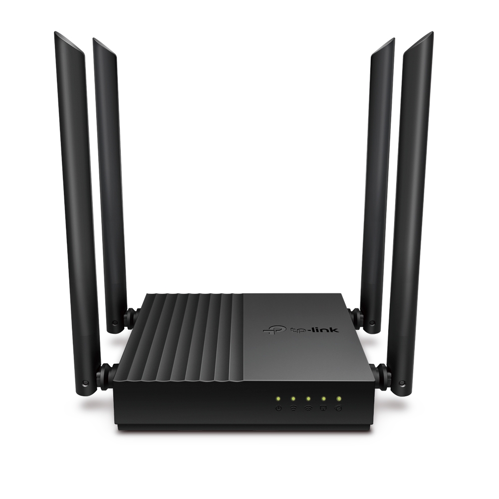 TP-Link Archer C64 AC1200 Wireless MU-MIMO WiFi Router with 4 Antennas, Gigabit Ports