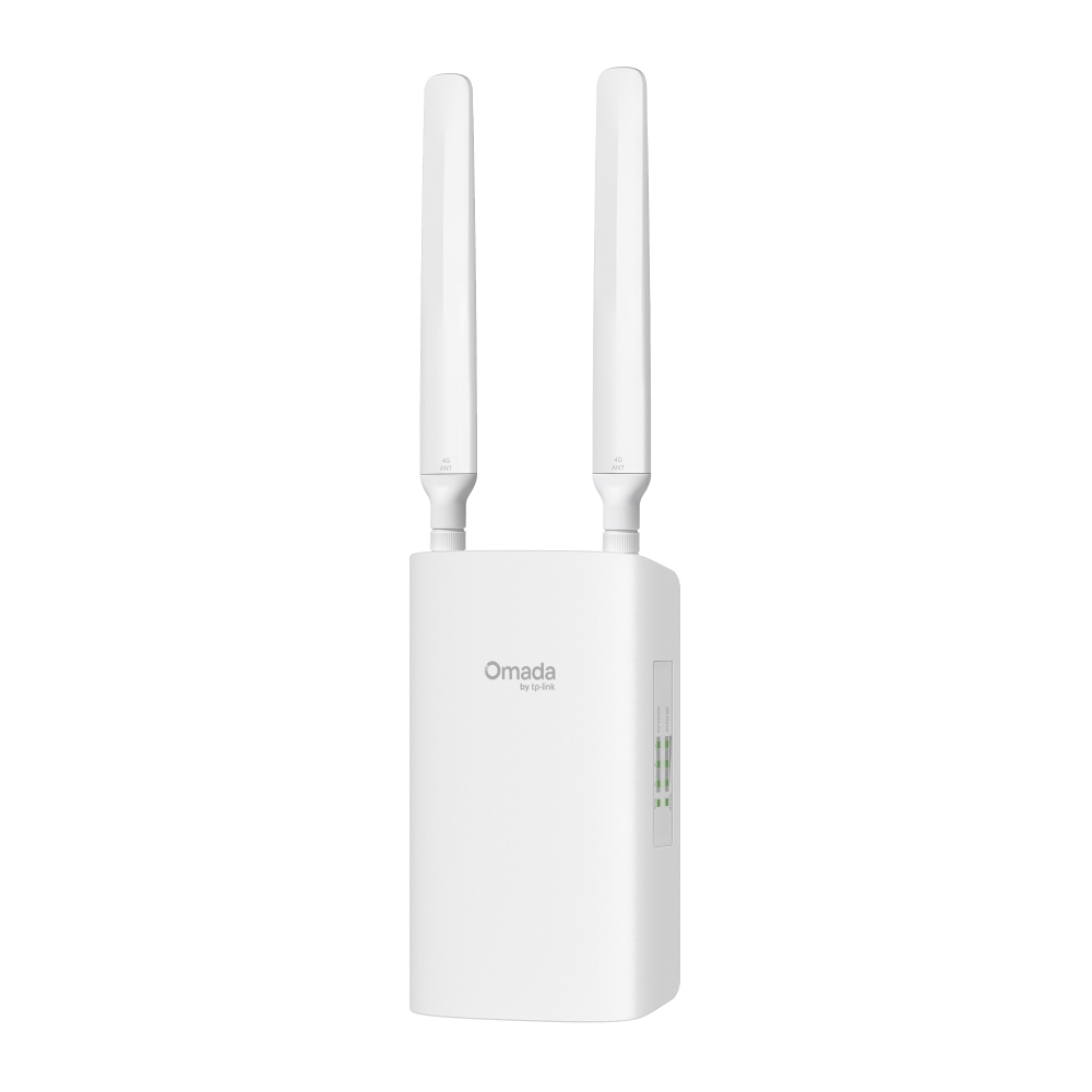TP-Link Omada ER703WP-4G-Outdoor 4G+ Cat6 AX3000 Wi-Fi 6 Gateway with 512MB DDR4 RAM and 256MB Flash