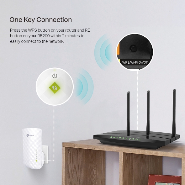 TP-Link RE200 AC750 Mesh Wi-Fi Range Extender with OneMesh Technology - Image 7