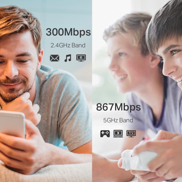 TP-Link RE305 AC1200 Dual Band Wi-Fi Range Extender with 2.4GHz 300Mbps & 5GHz 867Mbps - Image 5