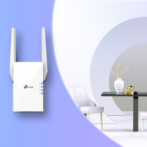 TP-Link RE505X AX1500 Wi-Fi 6 Range Extender with 1 Gigabit Ethernet Port - Image 5