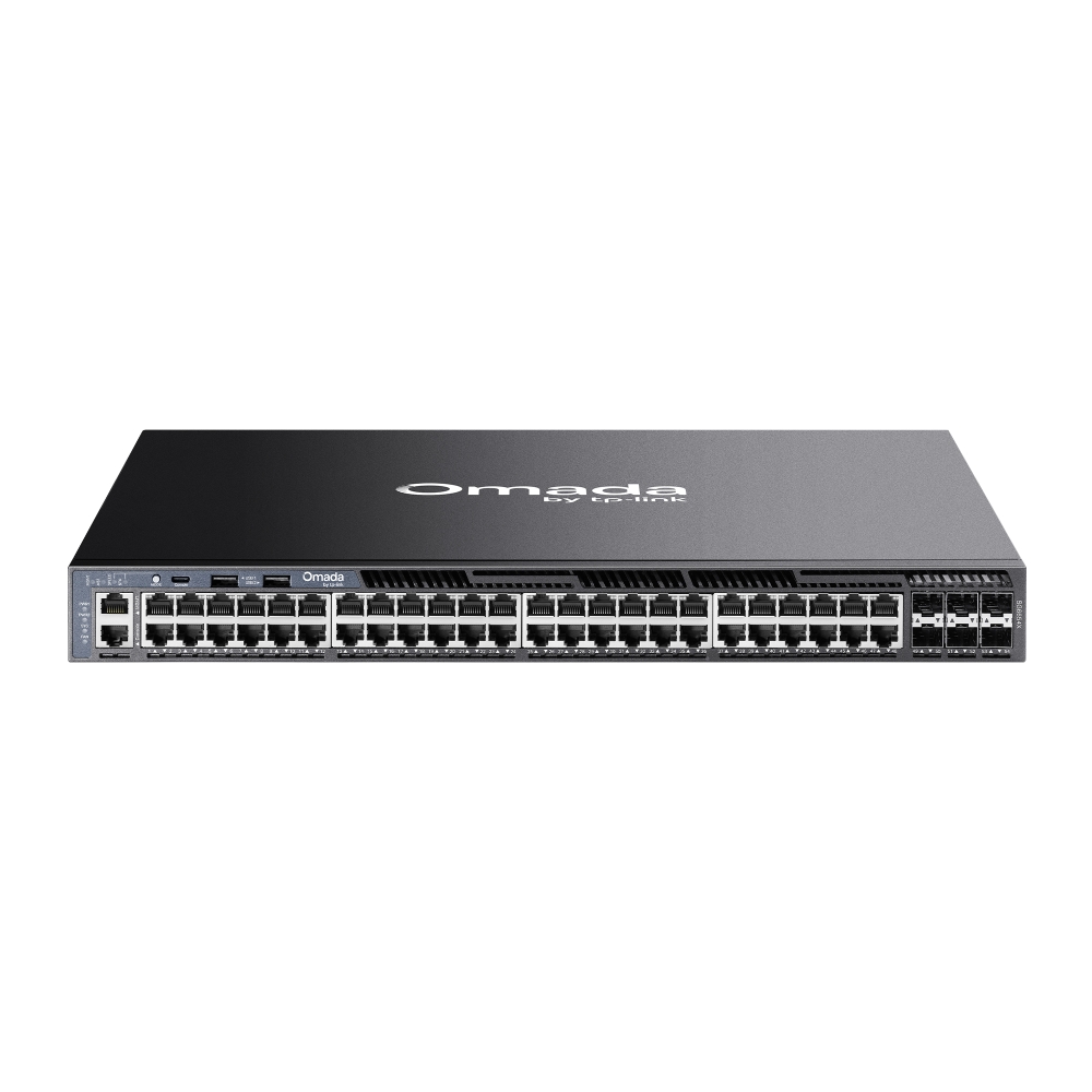 TP-Link Omada SG6654X 48-Port Gigabit L3 Managed Switch with 6x 10G SFP+ Slots