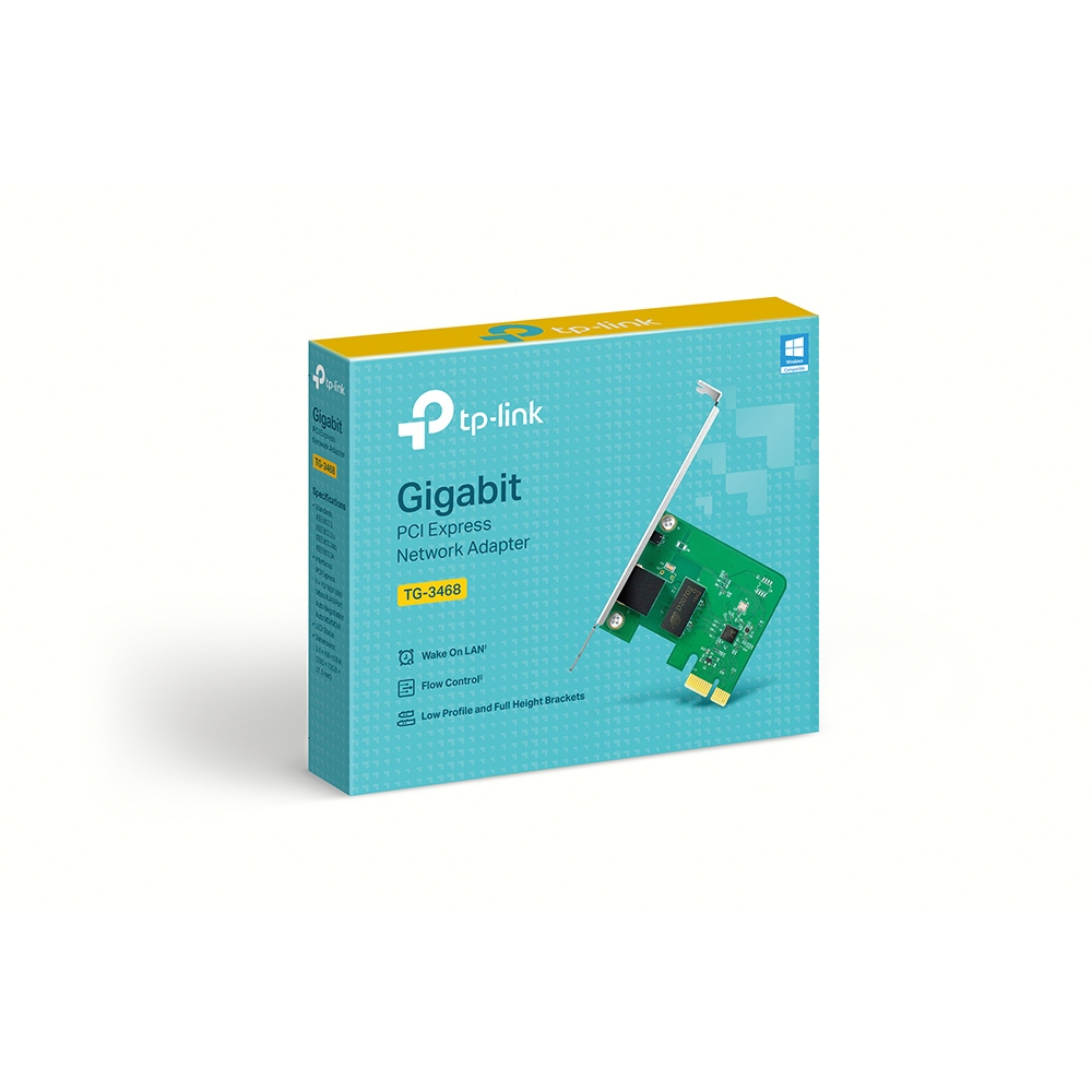 TP-Link TG-3468 Gigabit PCI Express Network Adapter with 10/100/1000 Mbps RJ45 Port - Image 7