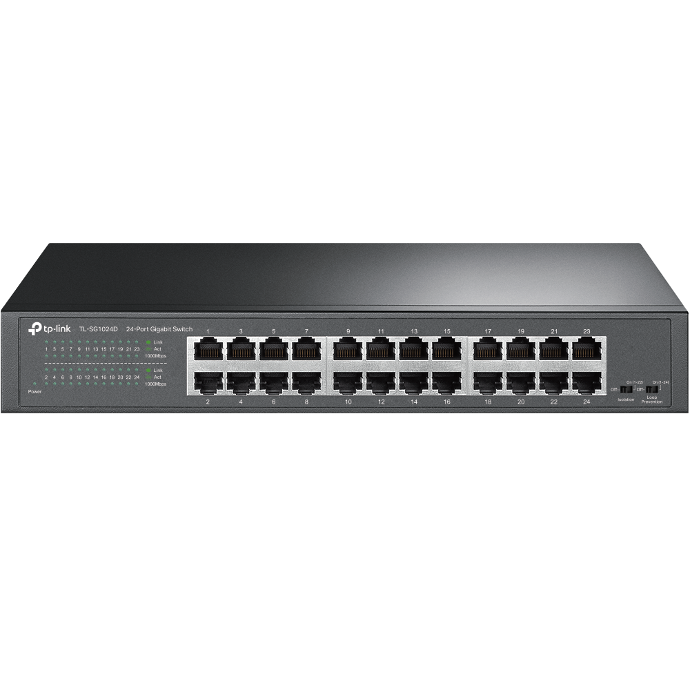 TP-Link TL-SG1024D 24-Port Gigabit Desktop/Rackmount Switch