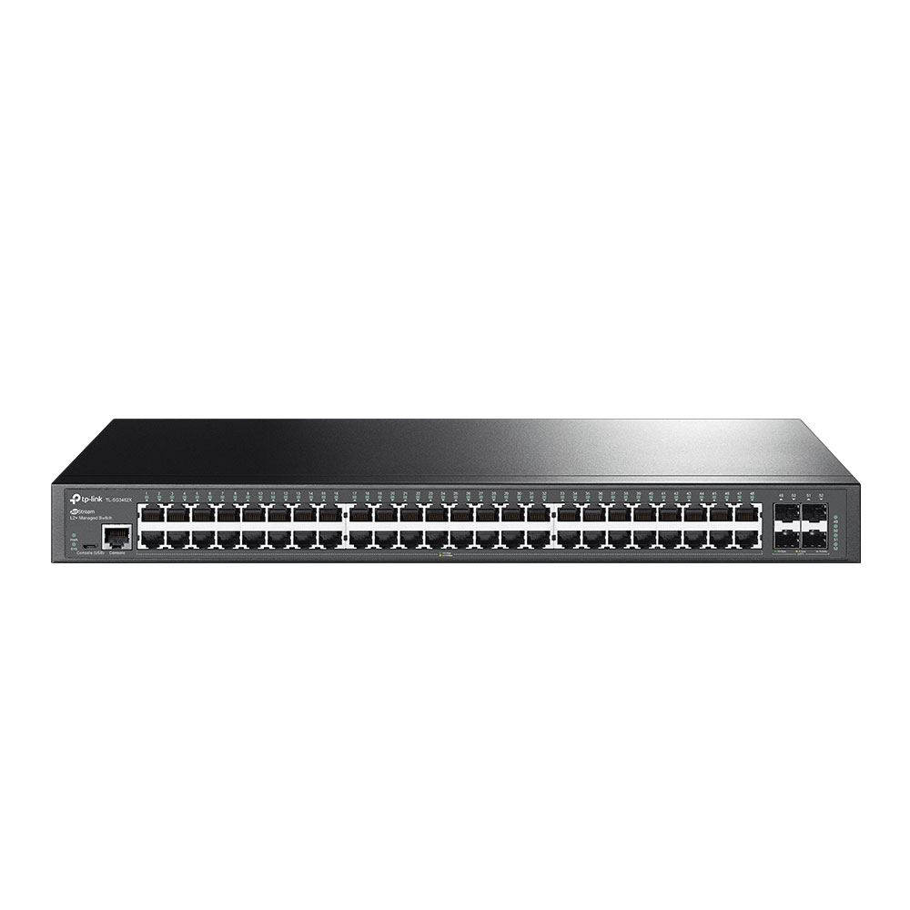 TP-Link TL-SG3452X JetStream 48-Port Gigabit L2+ Managed Switch with 4 10GE SFP+ Slots - Image 2