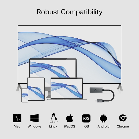 TP-Link UA520C USB Type-C to HDMI Adapter with 4K@60Hz Support - Image 6