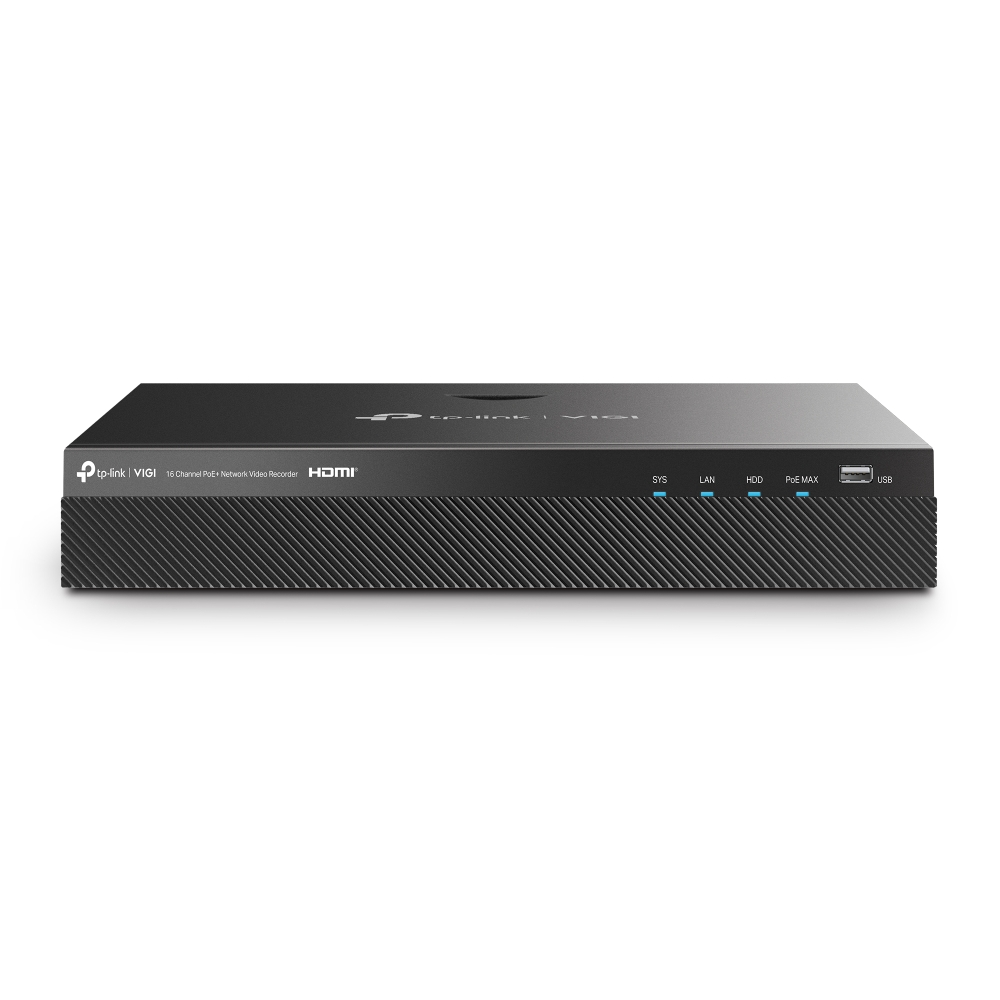 VIGI NVR2016H-16P 16-Channel PoE+ Network Video Recorder with 16 IP Inputs, 2 SATA Storage - Image 2
