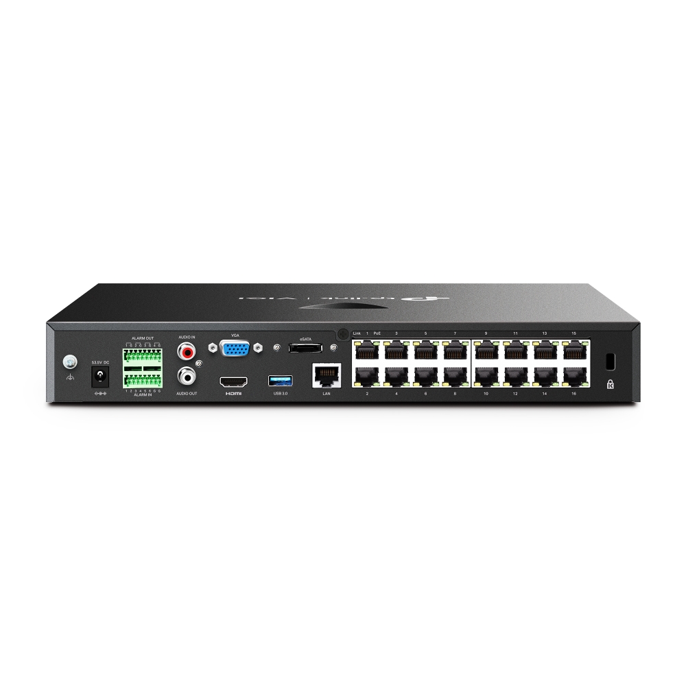 VIGI NVR2016H-16P 16-Channel PoE+ Network Video Recorder with 16 IP Inputs, 2 SATA Storage - Image 7