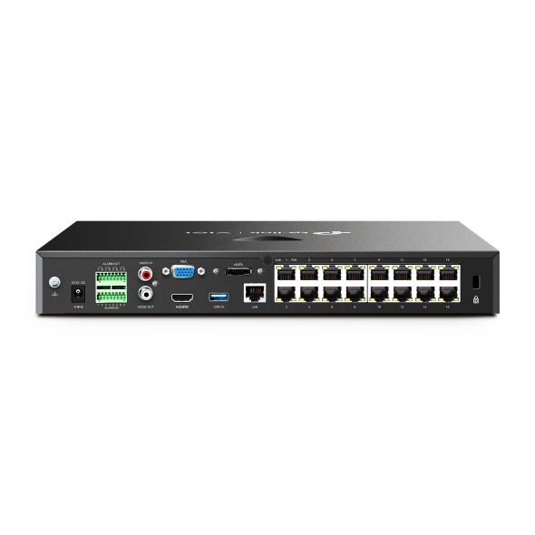 VIGI NVR2016H-16P 16-Channel PoE+ Network Video Recorder with 16 IP Inputs, 2 SATA Storage - Image 4