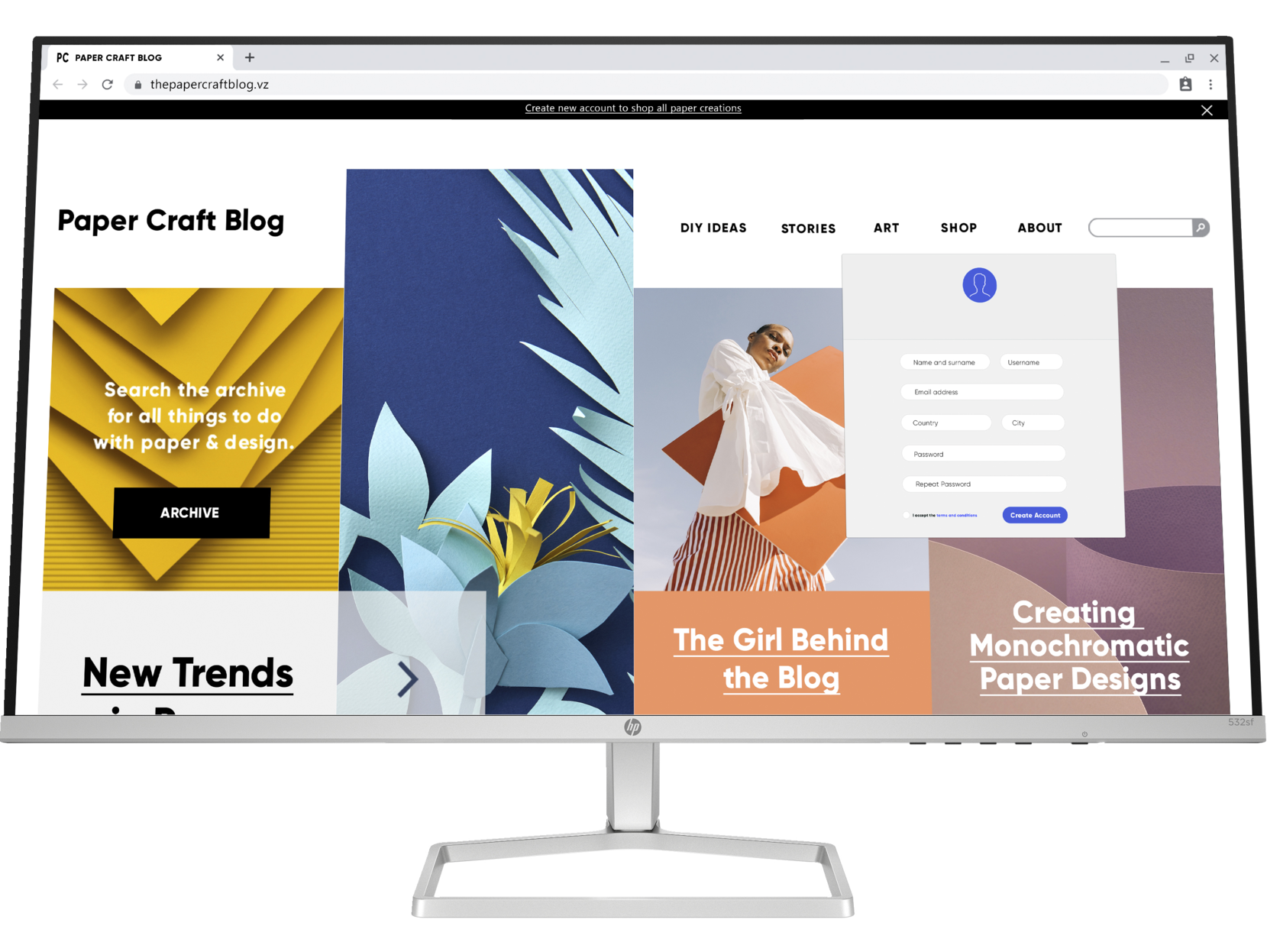 HP S5 532SF 31.5-inch FHD VA Monitor with 300 nits Brightness and 3000:1 Contrast Ratio