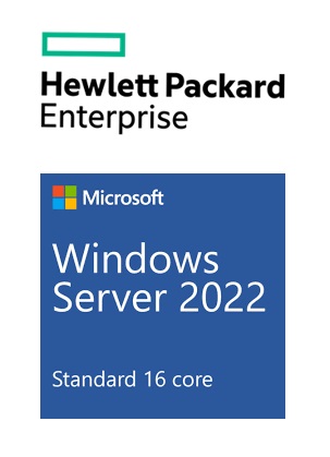 Microsoft Windows Server 2022 Standard (P46171-A21) - 10-Core CPU, 16-Core RAM
