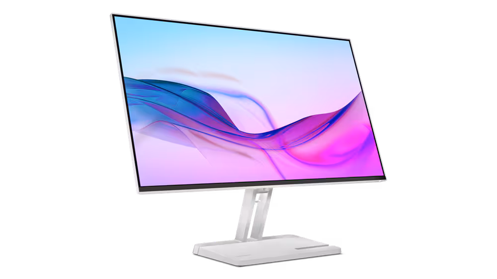 LENOVO L27i-4A 27-Inch FHD IPS Monitor with 100Hz Refresh Rate, 2 HDMI + VGA, 3W Speakers