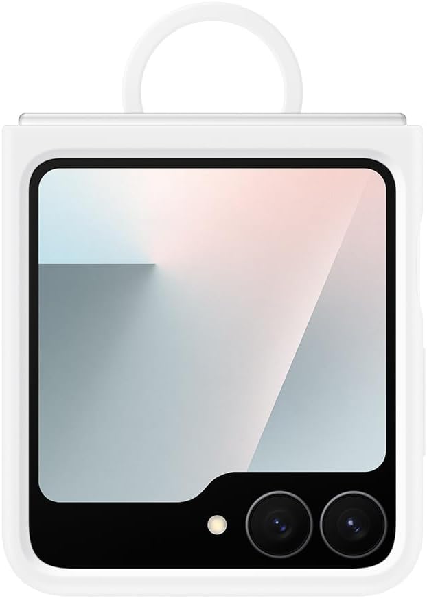 Samsung Galaxy Z Flip6 Silicone Case with Ring, Navy - Image 8