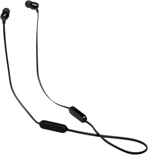 JBL Tune 125BT Wireless In-Ear Headphones with Pure Bass, Bluetooth 5.0, 16H Battery - Model JBLT125BTBLK