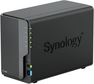 Synology DS225+ 8TB NAS - Intel Celeron J4125 Quad-Core, 2GB DDR4 RAM (Upgradable to 6GB), 2-Bay Plus Series