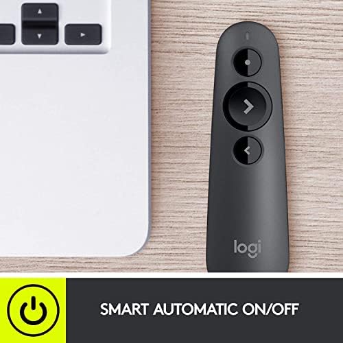Logitech R500s Laser Presentation Remote Clicker with Dual Connectivity Bluetooth & USB - Image 9