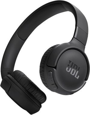 JBL Tune 520BT Wireless On-Ear Headphones with Pure Bass, 57H Battery Life, Speed Charge - Model JBLT520BTBLKEU