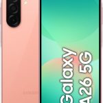 Samsung Galaxy A26 5G Smartphone - 8GB RAM, 256GB Storage, 50MP Camera, Peach Pink (Africa Version)