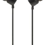 JBL Tune 110 Wired In-Ear Headphones JBLT110BLK with Pure Bass Sound and 1-Button Remote/Mic