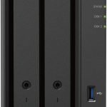 Synology DS723+ NAS with AMD Ryzen R1600 Dual-Core CPU, 2GB RAM, and Scalable Storage