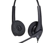 Jabra BIZ 1500 QD Duo Headset - Durable Wired Headset with Noise-Cancelling Microphone
