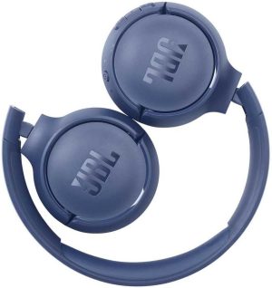 JBL Tune 510BT Wireless On-Ear Headphones with Pure Bass, 40H Battery, USB Type-C Fast Charging - Model JBLT510BTBLUEU