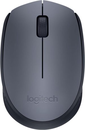 Logitech M170 Wireless Mouse with 2.4 GHz USB Mini Receiver, Optical Tracking, 12-Month Battery Life