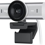 Logitech MX Brio Ultra HD 4K Webcam with 1080p 60 FPS, Dual Noise-Reducing Mics, USB-C