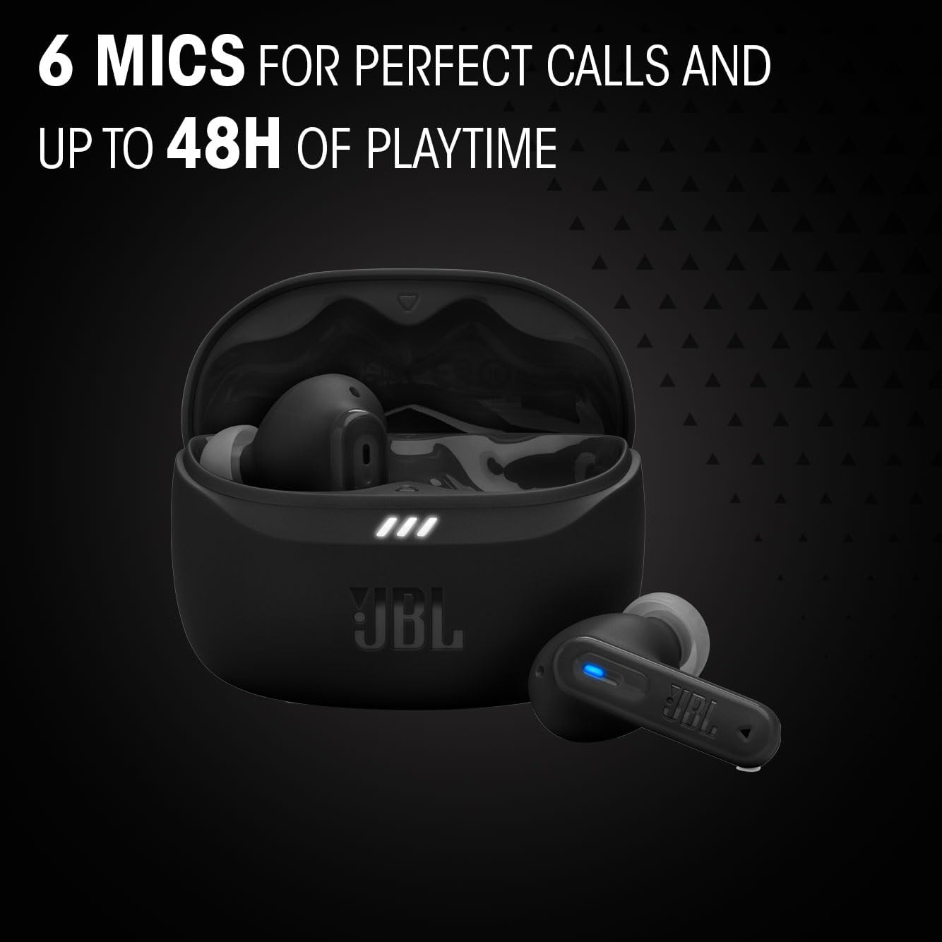 JBL Tune Beam 2 True Wireless Earbuds JBLTBEAM2GMAE with Bluetooth 5.3, 48H Battery & 6-Mics Noise Cancelling - Image 3