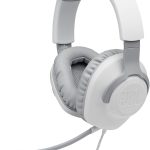 JBL Quantum 100 Wired Over-Ear Gaming Headset with Detachable Voice-Focus Boom Mic, JBL QuantumSound Signature, Lightweight Headband, Memory Foam Ear Cushions