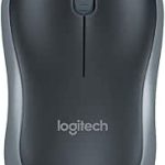 Logitech M185 Wireless Mouse with 2.4G Receiver - Ergonomic Silent Design, Grey