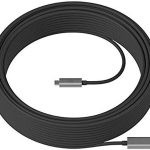 Logitech SuperSpeed USB 3.2 Gen 2 Cable 10 m, 10 Gbps, Graphite