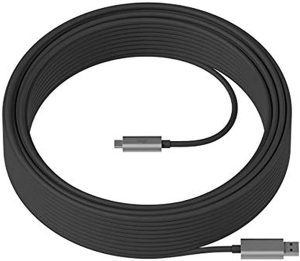 Logitech SuperSpeed USB 3.2 Gen 2 Cable 10 m, 10 Gbps, Graphite