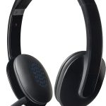 Logitech H540 Wired Headset 981-000480 with Noise-Cancelling Microphone, USB, On-Ear Controls