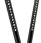 Logitech 939-001498 TV Mount for Meetup Video Conference Systems, Fits Up to 55" TVs, VESA Standard, Compatible with PC/Mac/Laptop/MacBook - Black