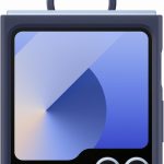 Samsung Galaxy Z Flip6 Silicone Case with Ring, Navy