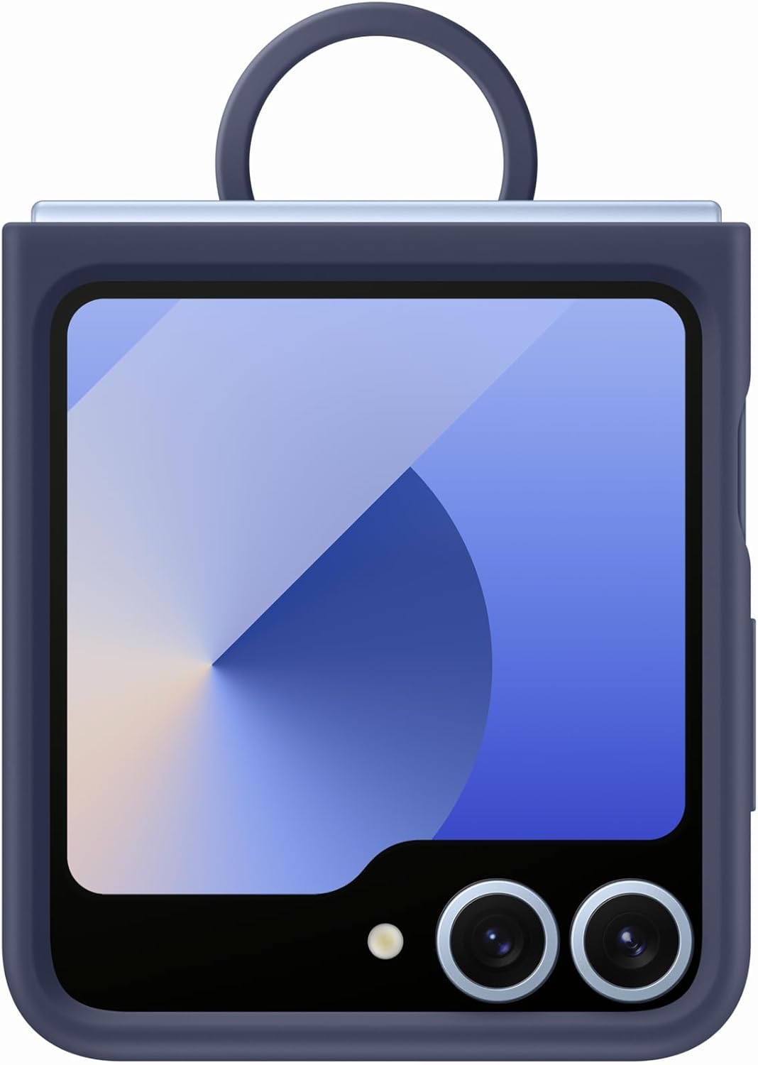 Samsung Galaxy Z Flip6 Silicone Case with Ring, Navy
