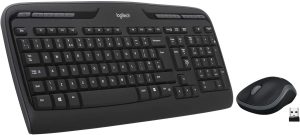 Logitech MK330 Wireless Keyboard and Mouse Combo - 2.4 GHz Wireless, Multimedia Keys, Long Battery Life