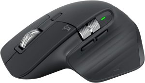 Logitech MX Master 3S Wireless Mouse - 8K DPI, Ultra-fast Scrolling, Bluetooth, Quiet Clicks