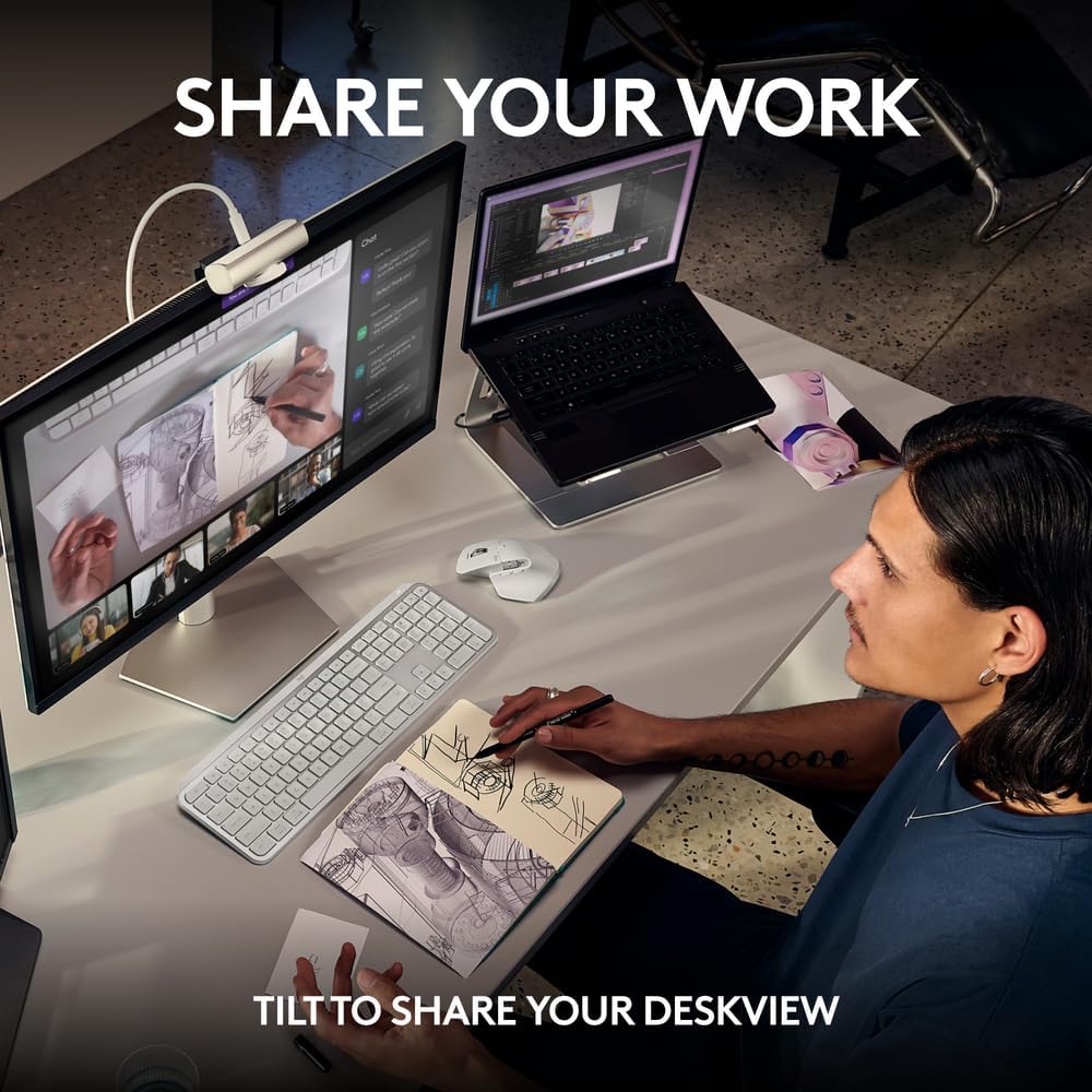 Logitech MX Brio Ultra HD 4K Webcam with 1080p 60 FPS, Dual Noise-Reducing Mics, USB-C - Image 7