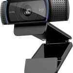 Logitech C920 HD Pro Webcam Black (960-000768) - Full HD Video, Stereo Audio
