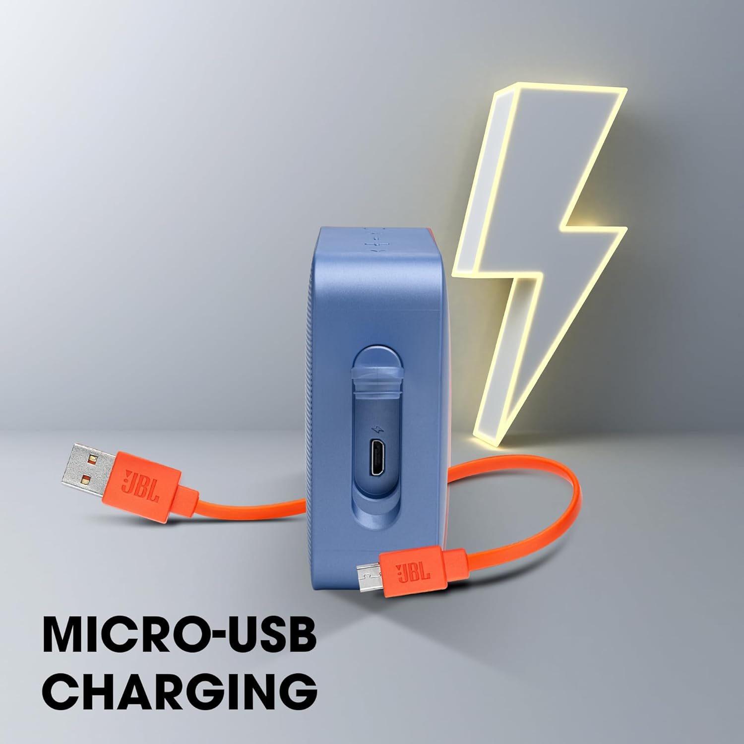 JBL Go Essential Portable Waterproof Speaker JBLGOESBLU - Wireless Bluetooth, IPX7 Waterproof, 5-Hour Battery - Image 7