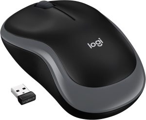 Logitech M185 Wireless Mouse 910-002235 - Swift Gray