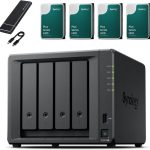 Synology DS925+ NAS Server Bundle with 32GB RAM and 16TB Storage (4 x 4TB HDD) plus 512GB External SSD Backup