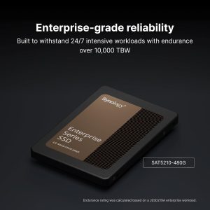 Synology SAT5210-480G 2.5" SATA SSD - 480GB Storage
