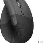 Logitech Lift for Business, Vertical Ergonomic Wireless Mouse with Bluetooth and Logi Bolt USB, Quiet Clicks, Compatible with Windows/Mac/Chrome/Linux - Graphite